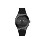 Guess Headline GW1005G3 Men's Quartz Analogue Stainless Steel Watch 42 mm Silicone Strap Blue 3 Bar Black Dial