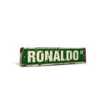 RONALDO ヴィンテージ風ストリートサイン プラスチッ
