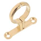 SOPOTUTU Multi-purpose 28mm Tube Clamp Pipe Hanger Brass Pipe Holder Wall-mounted Industrial Hose Clamp for Washing Machine and Automotive Use