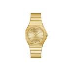 Guess JAQ GW1070G2 Men's Quartz Analogue Stainless Steel Watch 38 mm Stainless Steel Bracelet Gold 5 Bar Dial Colour Champagne