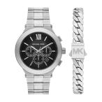 Michael Kors Men's Billie Chronograph Stainless Steel Watch and Bracelet Set (Model: MK9272SET)