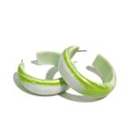 ライムグリーンフープイヤリング|ヴ...