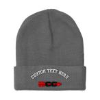 Custom Beanies for Men Cross Country Logo Sport A Embroidery Cro 並行輸入品