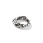 ショッピングhardy 【並行輸入品】John Hardy クラシックチェーンリング, 7 John Hardy Classic Chain Silver 2.5mm