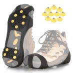 [ параллель импортные товары ]Walk Traction Cleats Ice Crampons for Men Women,Running on Snow