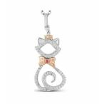 Pritvi Jewels 0.50Ct Round Cut White Diamond 925 Sterling Silver 並行輸入品