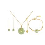 GACEMIU翡翠ネックレス14K...