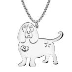 NEWEIかわいい犬のネックレスペ...