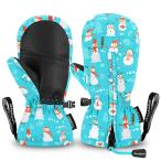 ショッピングsnowman 【並行輸入品】Andake Kids Ski Mittens Gloves Waterproof&Breathable Winter Warm