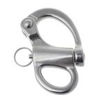 ショッピングsailing 【並行輸入品】Stainless Steel Rigging Sailing Fixed Bail Snap Shackle Fixed Ey