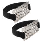 [ параллель импортные товары ]LIFKOME 1 Pair Stainless Steel Crampons Hiking Spikes for Shoes