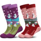 [ параллель импортные товары ]Hylaea Merino Wool Ski Socks Kids, Knee high Warm Thermal Snowbo