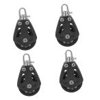 ショッピングsailing 【並行輸入品】BESPORTBLE 4pcs Sailing Pulley Pontoon Sailing Blocks and Pulley