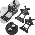 [ параллель импортные товары ]Ice Cleats for Shoes and Boots, Non Slip Ice Cleats Snow Grips,