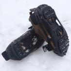 [ параллель импортные товары ]Crampons 24 STUDS traction страховочный клинок лёд snow (M ( мужской 5.5 7/ женский 7 8.5)) Ice