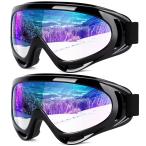 [ параллель импортные товары ]Braylin 2 Pack Snow Ski Goggles, Snowboard Goggles for Men, Wome