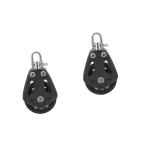 【並行輸入品】BESPORTBLE 2pcs Sailing Pulley Single Swivel Pulley Sailing Acce