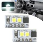 【並行輸入品】2個 LED インテリア フットウェルライト モジュール サーキット ボード 交換用 2015 2021 Au'di A3 セダン