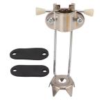 [ параллель импортные товары ]Stainless Steel Trekking Pole Crampon Ice Grip Attachment Reli