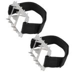 [ параллель импортные товары ]SAFIGLE 1 Pair Stainless Steel Crampons Ice Crampons Snowfield C