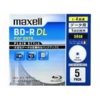 マクセル 1-4倍速対応データ用ブルーレイディスクBD-R DL（50GB・5枚） BR50PPLWPB.5S