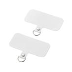 エレコム P-STHD1WHN ストラップホールシート/2枚入り/ケーブル穴用 1口タイプ/ホワイト