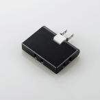 エレコム T-TR03-2300BK トリプルタップ(コーナータイプ) ブラック