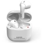 エレコム LBT-TWS11WH Bluetoothイヤホン 完全ワイヤレス AAC対応 セミオープン型 ホワイト