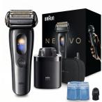 ブラウン NEVO11010C 電気シェーバー 防水設計 5+1 スマートディスプレイ 音波振動テクノロジー 7in1洗浄器付 4枚刃 グラファイトダスク