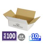 ダンボール 段ボール箱 宅配 100 サイズ お米 10kg用 10枚 (0137)