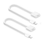  подсветка удлинение кабель 30cm 2 шт. комплект мужской женский удлинитель iPhone iPad iPod соответствует Lightning зарядка данные пересылка iOS15 iOS18 соответствует адаптер бесплатная доставка |L