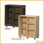 本棚 スライド 本棚 文庫 コミック 本棚 キャスター SYC-7029S アイリスオーヤマ 収納ラック 本棚 書棚 押入れ 押し入れ （SALE）