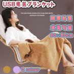 電気毛布 敷き ブランケット 速暖 あったか 肩掛け 洗える 冬 60×80cm ブランケット もうふ USB給電 冬のギフト ひざ掛け  暖房器具 防寒 発熱 ポケット付き