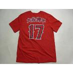 新品本物 ナイキ NIKE 大谷翔平 漢字 エンゼルス 17 MLB公式 半袖Tシャツ M メンズ エンゼルスタジアムオブアナハイム内チームストアで購入