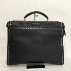 FENDI フェンディ 美品 ピーカブー フィット セレリア ビジネスバッグ ハンドバッグ レザー 7VA406