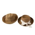  Helen Kaminsky шляпа соломенная шляпа 2 шт. комплект шляпа оттенок коричневого 