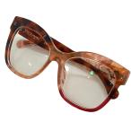 CHANEL Chanel очки солнцезащитные очки пластиковая оправа розовый x оттенок коричневого раз ввод 71347A