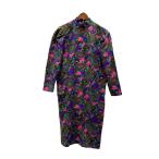 gila Rossi . One-piece длинный рукав peiz Lee рисунок ремень имеется шерсть 100% лиловый серия женский размер 40 One-piece лиловый серия 40