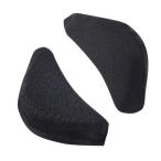 つま先クッション つま先の隙間埋め パンプス ハイヒール サイズ調整 前滑り防止 つま先保護 脱げ防止 2個セット ブラック ((S