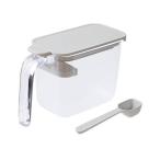 マーナ K736GY グレー スプーン付き 調味料入れ キッチン収納 グッドロックコンテナ 湿気防止 パッキン付