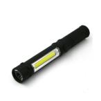 LEDライト 電池式 ハンドライト LED COB 超強力 ハンディライト 懐中電灯 マグネット 磁石 LED作業灯 ブラック