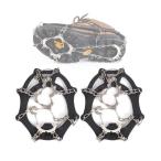 a ранее 13шт.@ коготь альпинизм цепь тип упаковочный пакет имеется черный M простой оборудован легкий предотвращение скольжения подошва snow шиповки лёд шиповки ((S