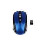 ショッピングワイヤレス ワイヤレスマウス 無線 USB 光学式 マウス 2.4GHz 電池式 軽量 DPI 小型 6ボタン 高機能 パソコン PC 周辺機器 ブルー ((S