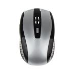 ショッピングマウス ワイヤレスマウス 無線  電池式 ブラック マウス 電池式 光学式 シンプル ワイヤレス コンパクト シルバー ((S