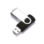 ショッピングusbメモリ USBメモリ ブラック 32GB USB2.0 USB キャップレス フラッシュメモリ 回転式 おしゃれ コンパクト  ((S