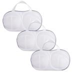  стирка сеть бюстгальтер для 3 шт. комплект барабанного типа стиральная машина сушильная машина соответствует бесформенный предотвращение три слоя защита руль имеется так же ...((S