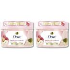2個セット ユニリーバ Dove(ダヴ) ザクロ&シアバター ボディスクラブ 298g 角質ケア 黒ずみケア 生クリームテクスチャー