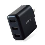  Elecom MPA-ACU12BK черный USB розетка зарядное устройство всего 18W Type-A×3 ELECOM