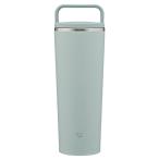 象印 SX-JS40-GM ステンレスキャリータンブラー 水筒 ハンドル付き 食洗機対応 保温 保冷 400ml アッシュグリーン