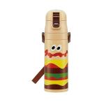 スケーター SDC4-A 子供用 ステンレス 水筒 バーガーコンクス バーガー 470ml 超軽量ダイレクトボトル 直飲み キッズ SKATER